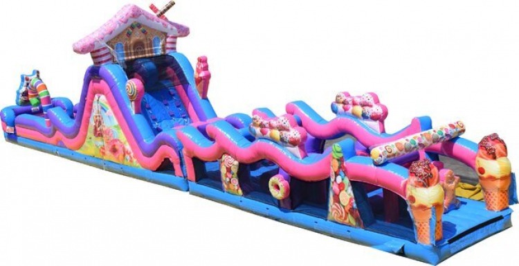 Candy Land 🍭 80ft Obstacle Course